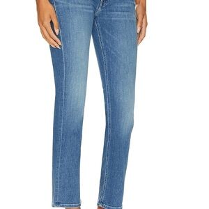 MOTHER Straight Leg Jeans in Classic Blue